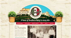 Desktop Screenshot of lafamigliadeli.com